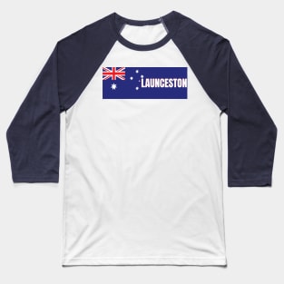 Launceston City in Australian Flag Baseball T-Shirt